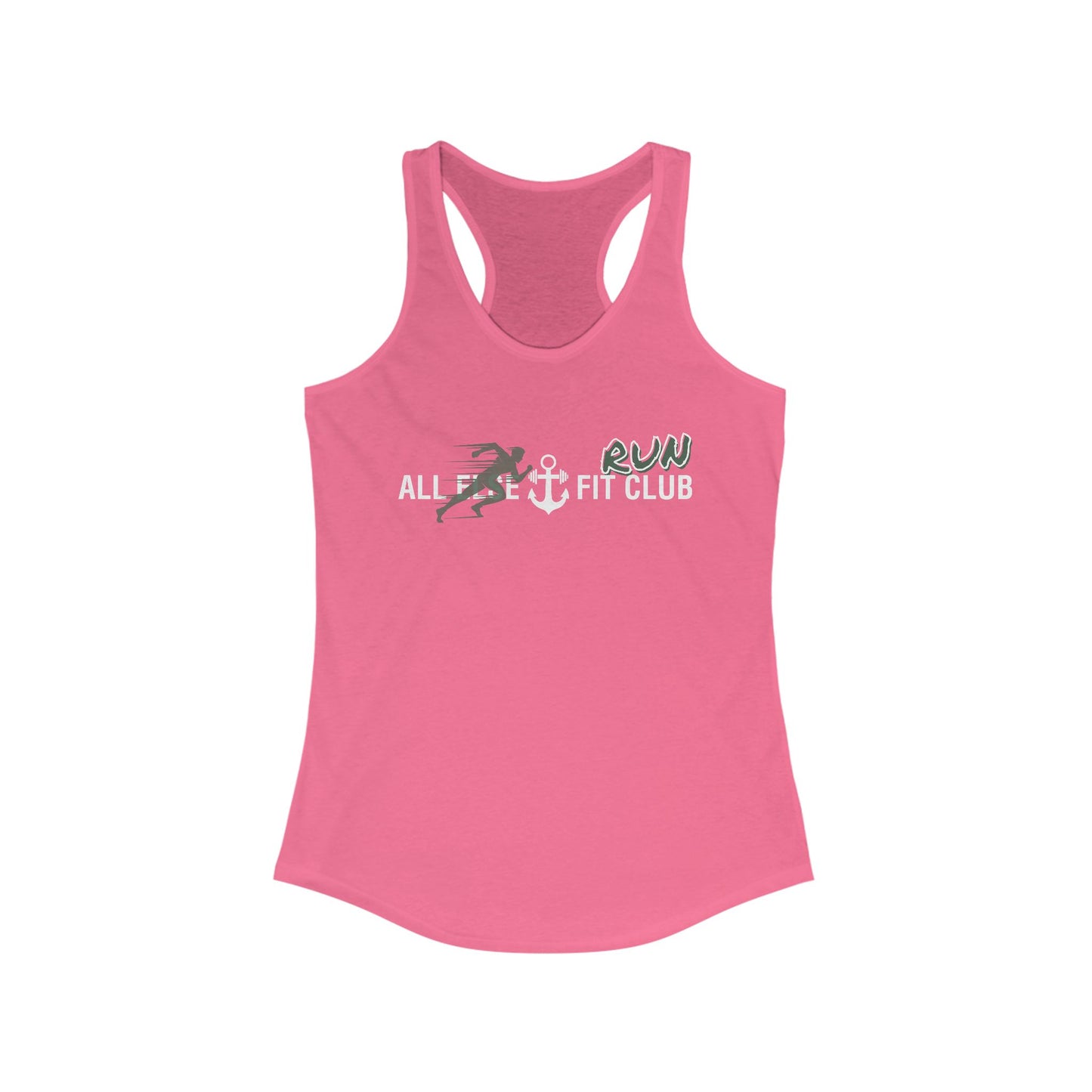 Ladies Racerback Tank - AEFC : Run Club -All Else Fit Club