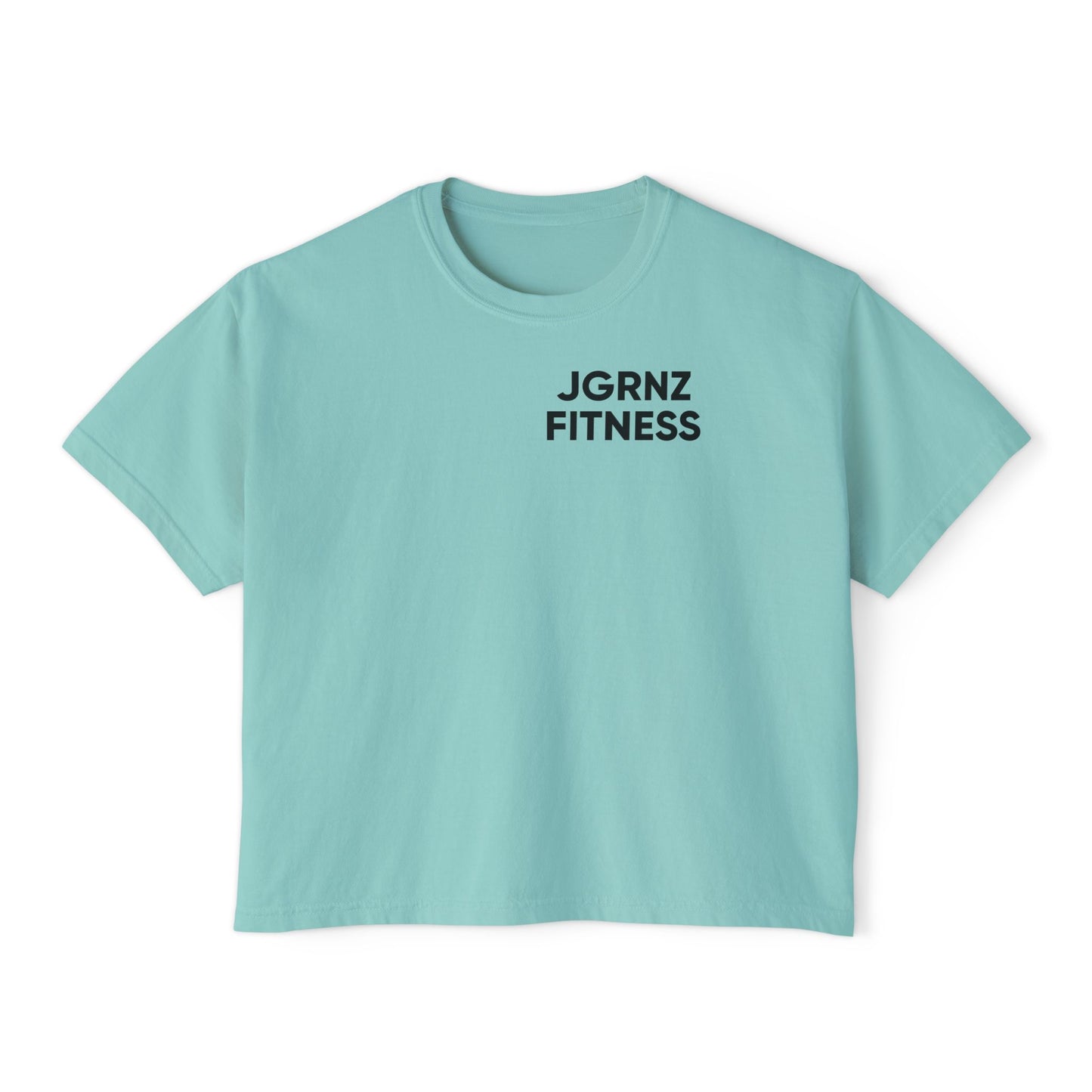 Women’s Oversized Boxy Tee - Steel Atlas - JGRNZ Fitness