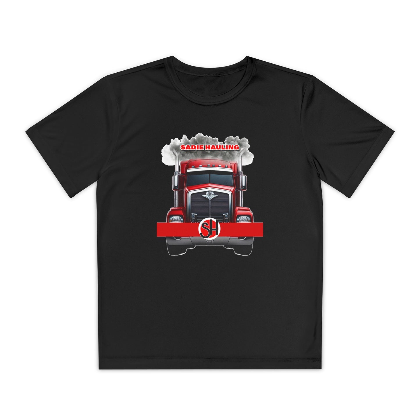 Youth Moisture-Wicking Performance Tee - Sadie Hauling