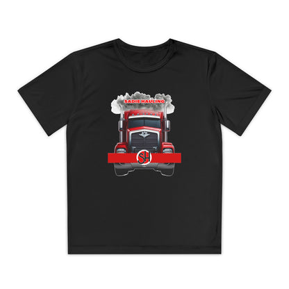 Youth Moisture-Wicking Performance Tee - Sadie Hauling