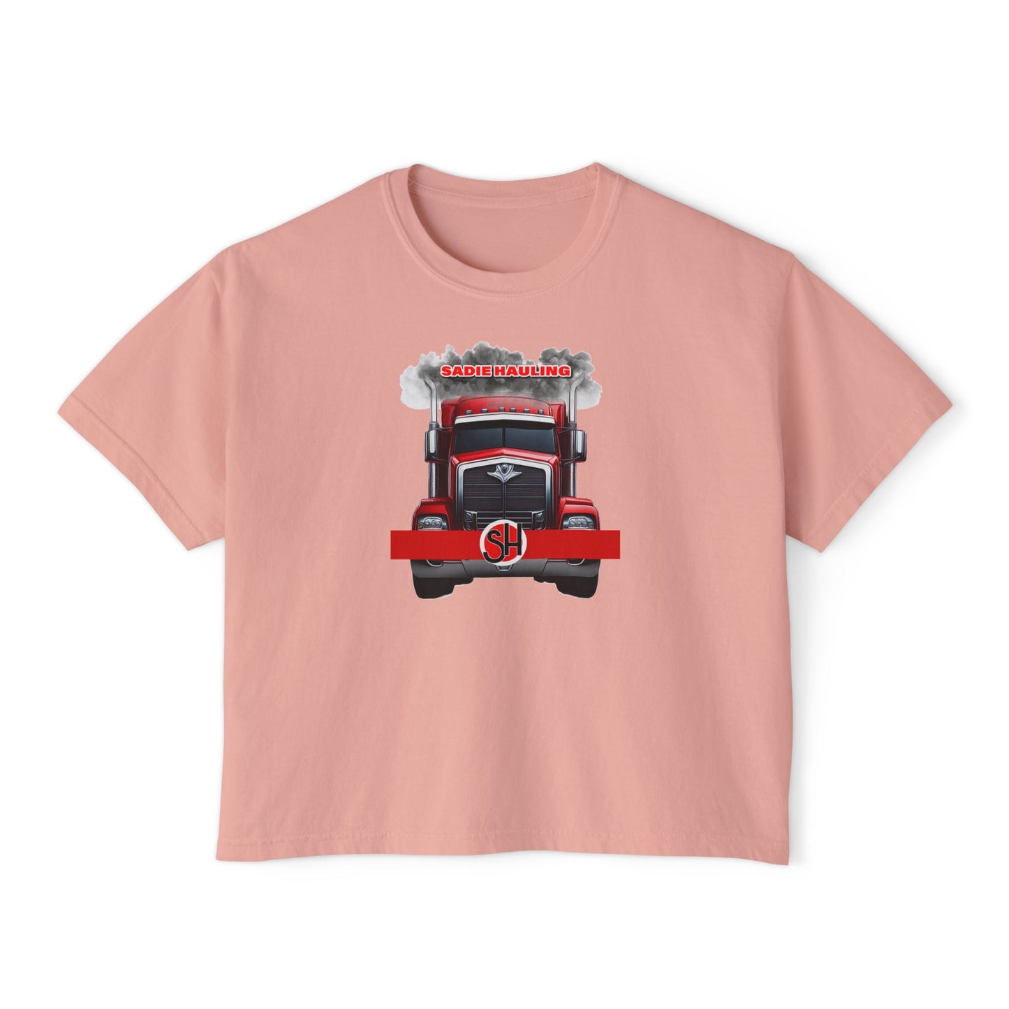 Women’s Oversized Boxy Tee - Sadie Hauling