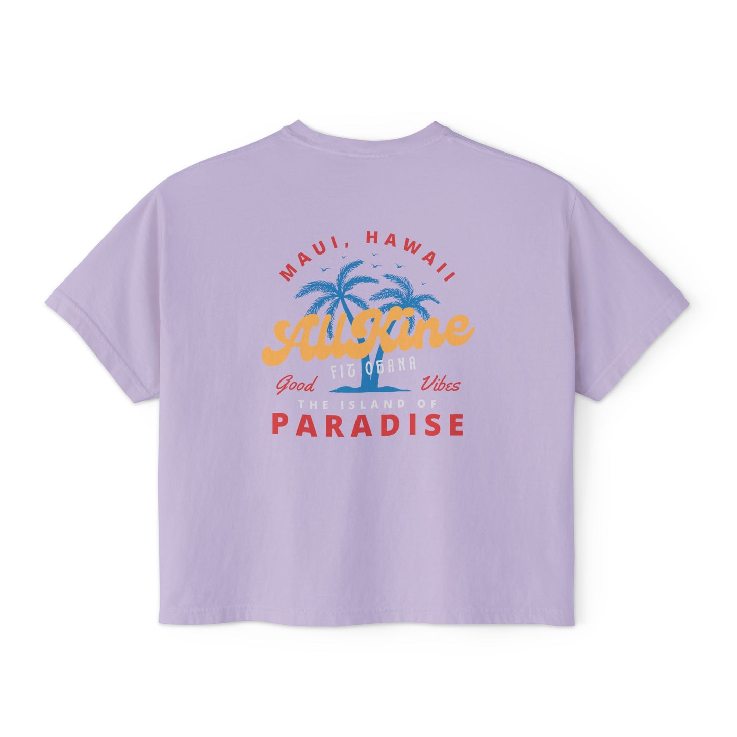 Women’s Oversized Boxy Tee - Paradise - All Kine