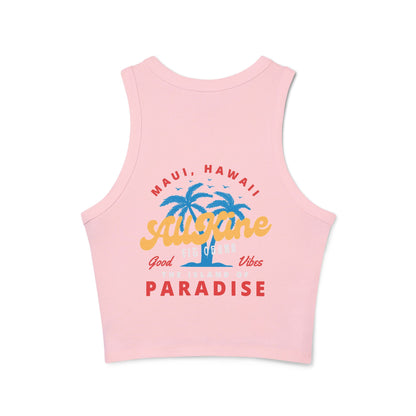 Ladies Ribbed Tank -  Paradise - All Kine