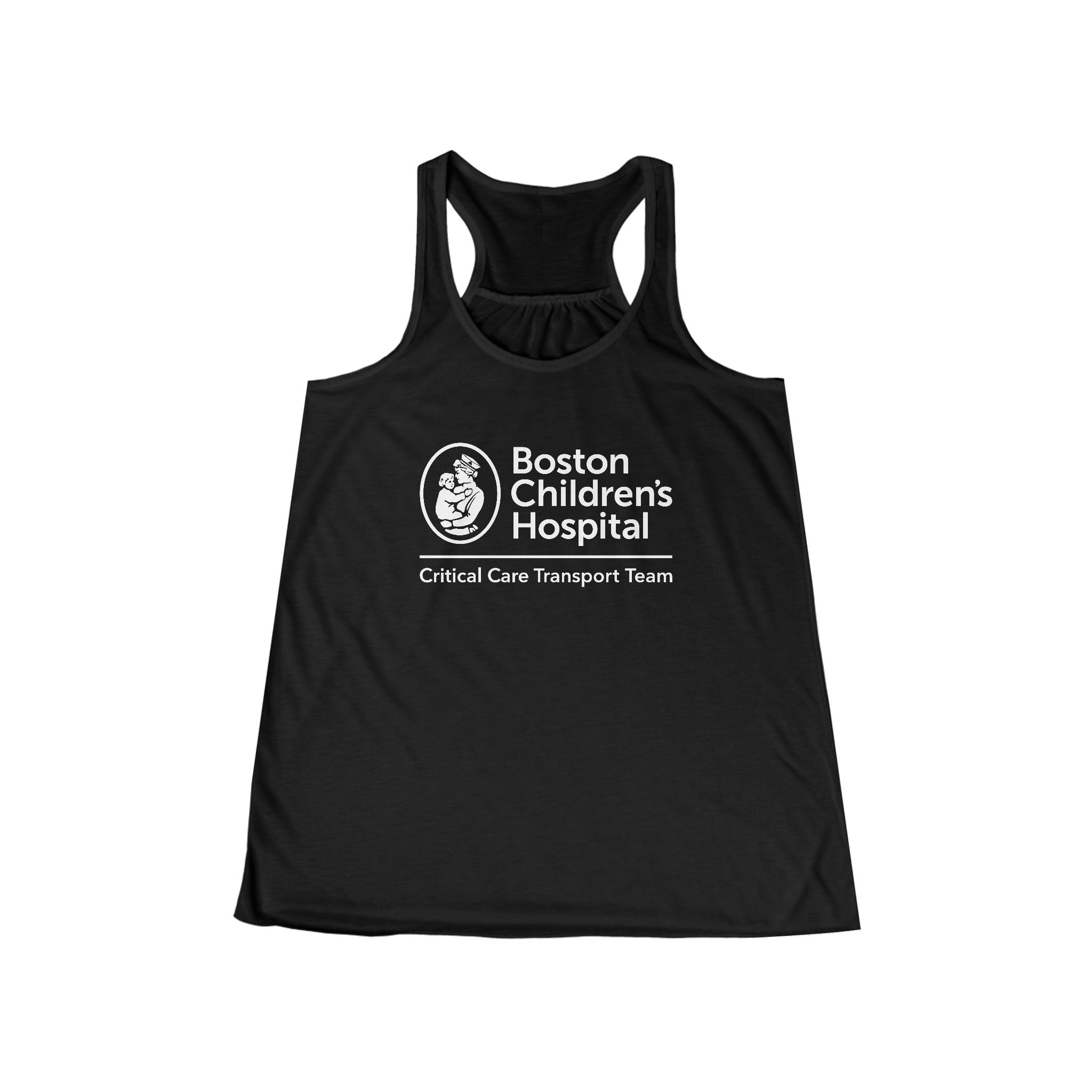 Ladies Flowy Racerback Tank - BCH - Critical Care Transport Team