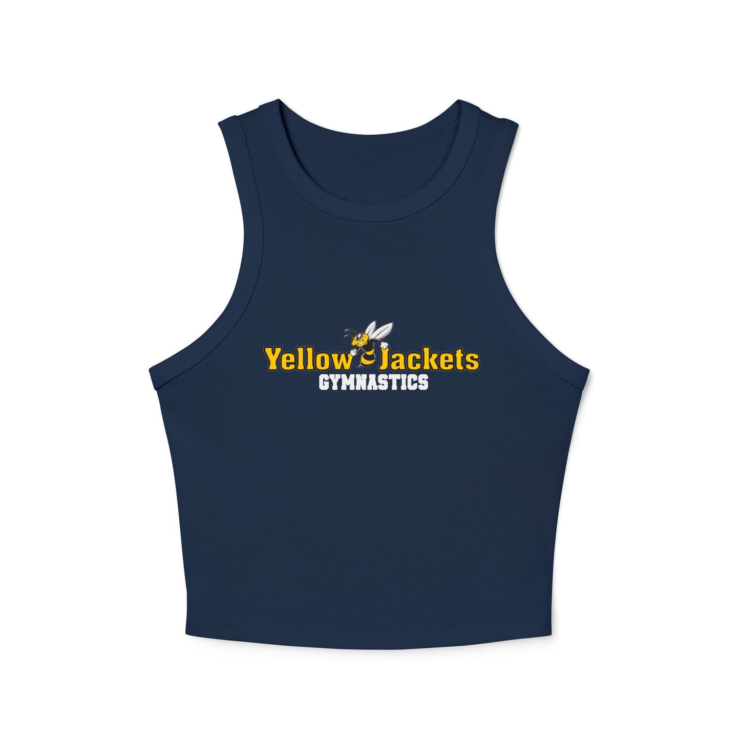 Ladies Ribbed Tank -  Yellow Jackets Gymnastics