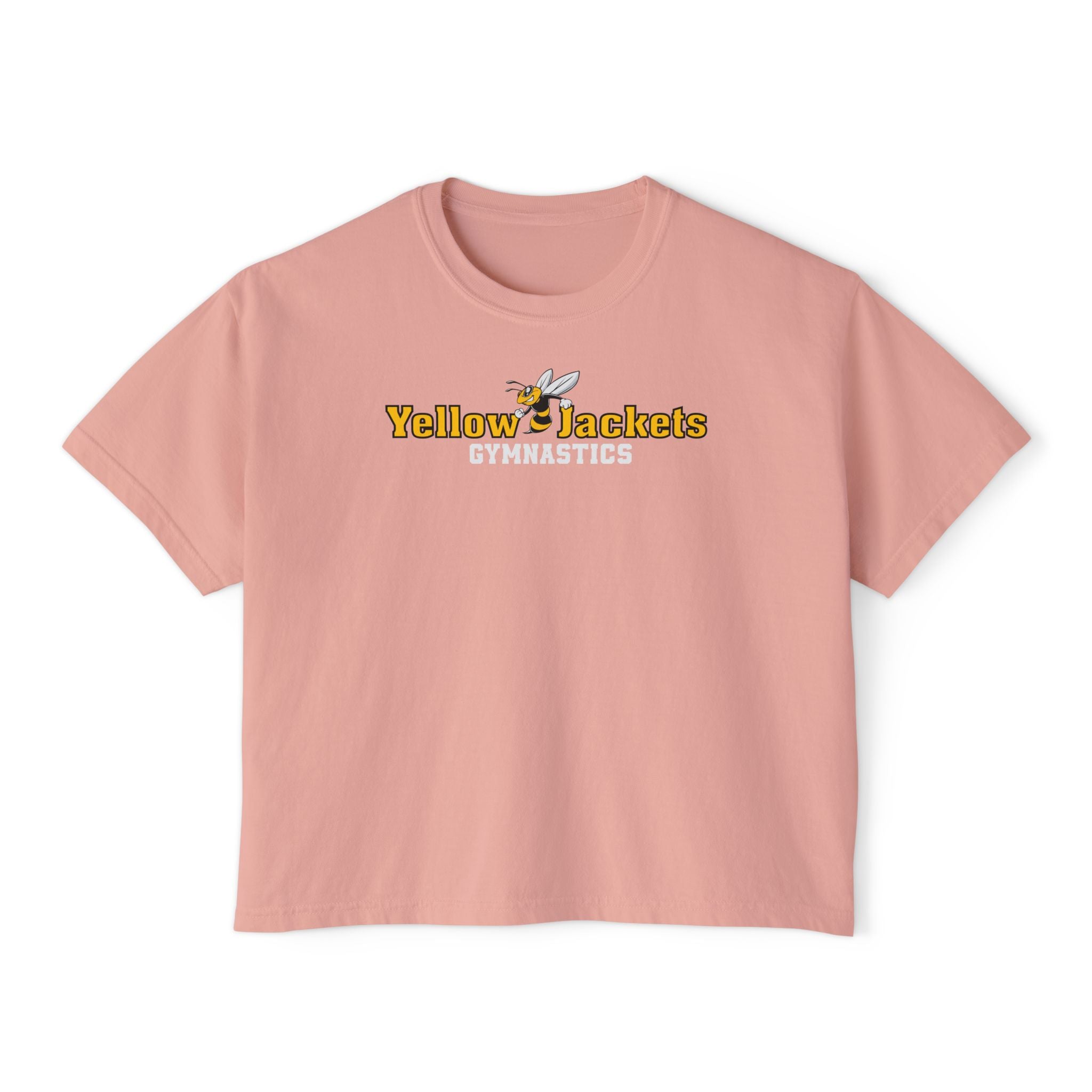 Women’s Oversized Boxy Tee - Yellow Jackets Gymnastics
