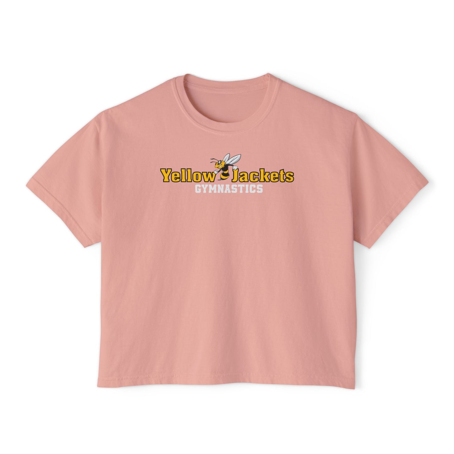 Women’s Oversized Boxy Tee - Yellow Jackets Gymnastics