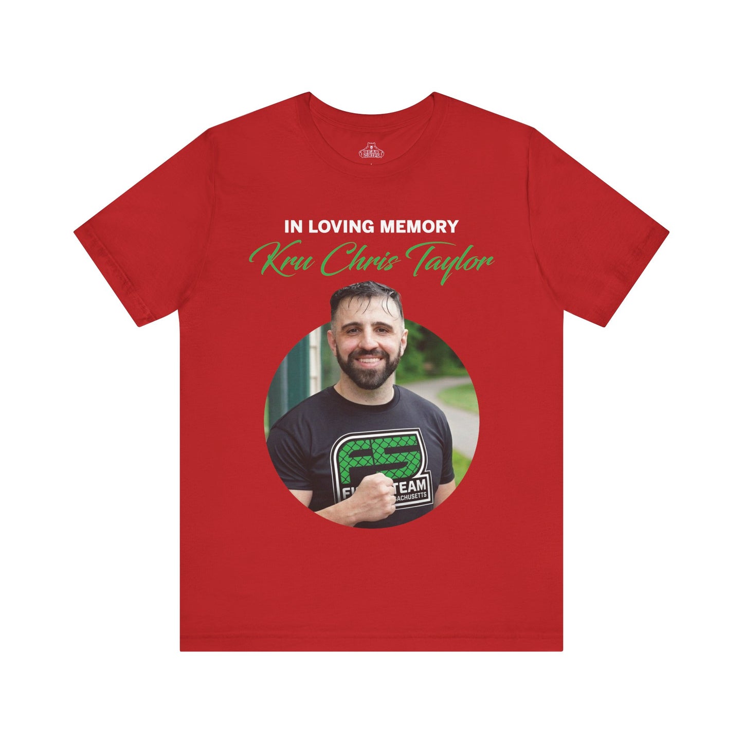 Kru Chris Taylor Tribute - Airlume Cotton Athletic Tee - Defensive Edge Martial Arts