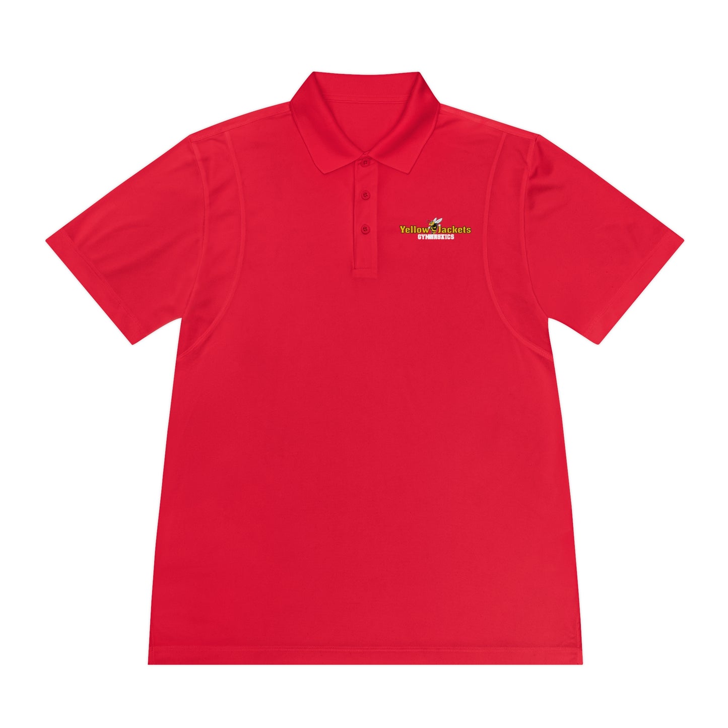 Performance Polo Shirt - Moisture Wicking - Yellow Jackets Gymnastics