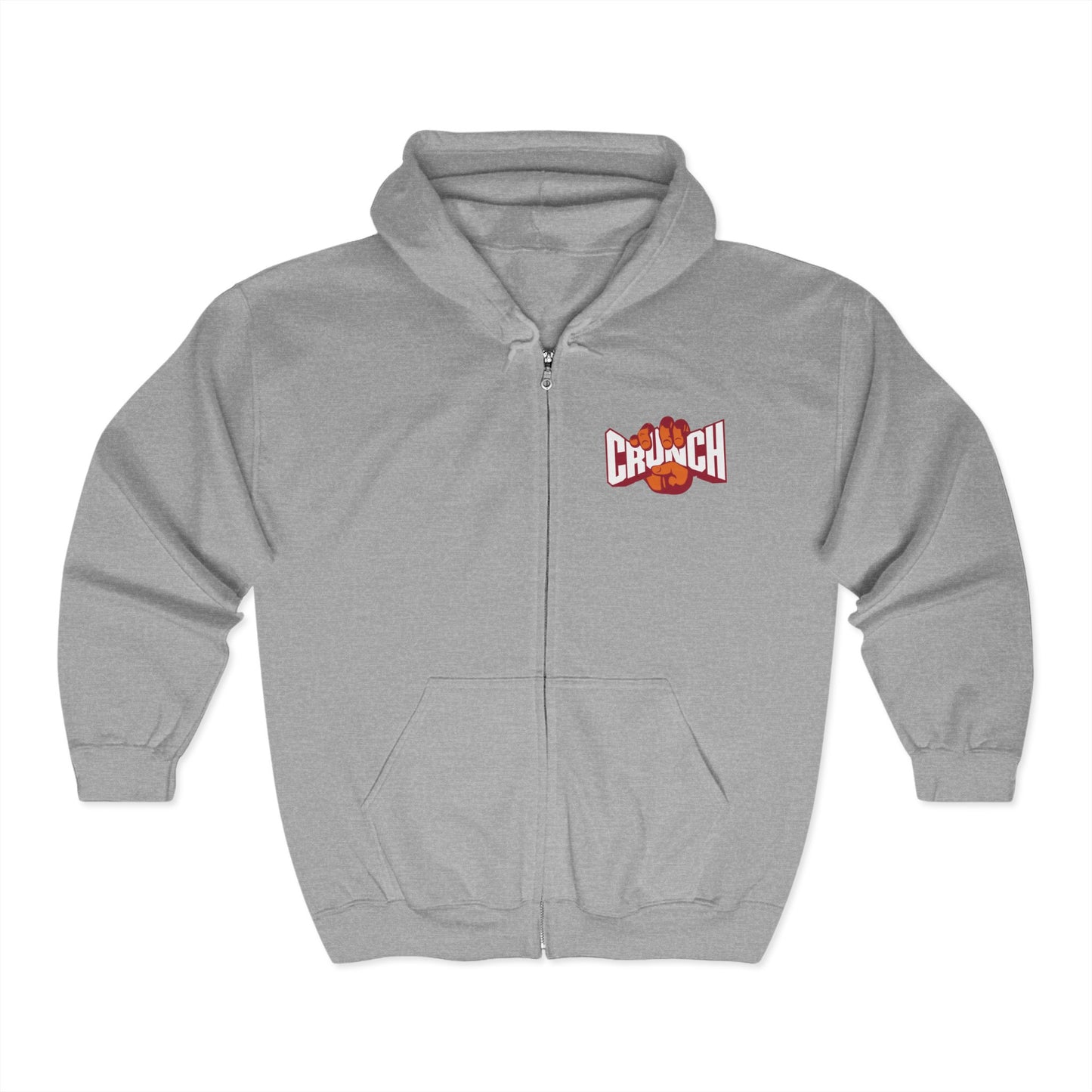 Classic Zip-Up Hoodie - Crunch Fitness