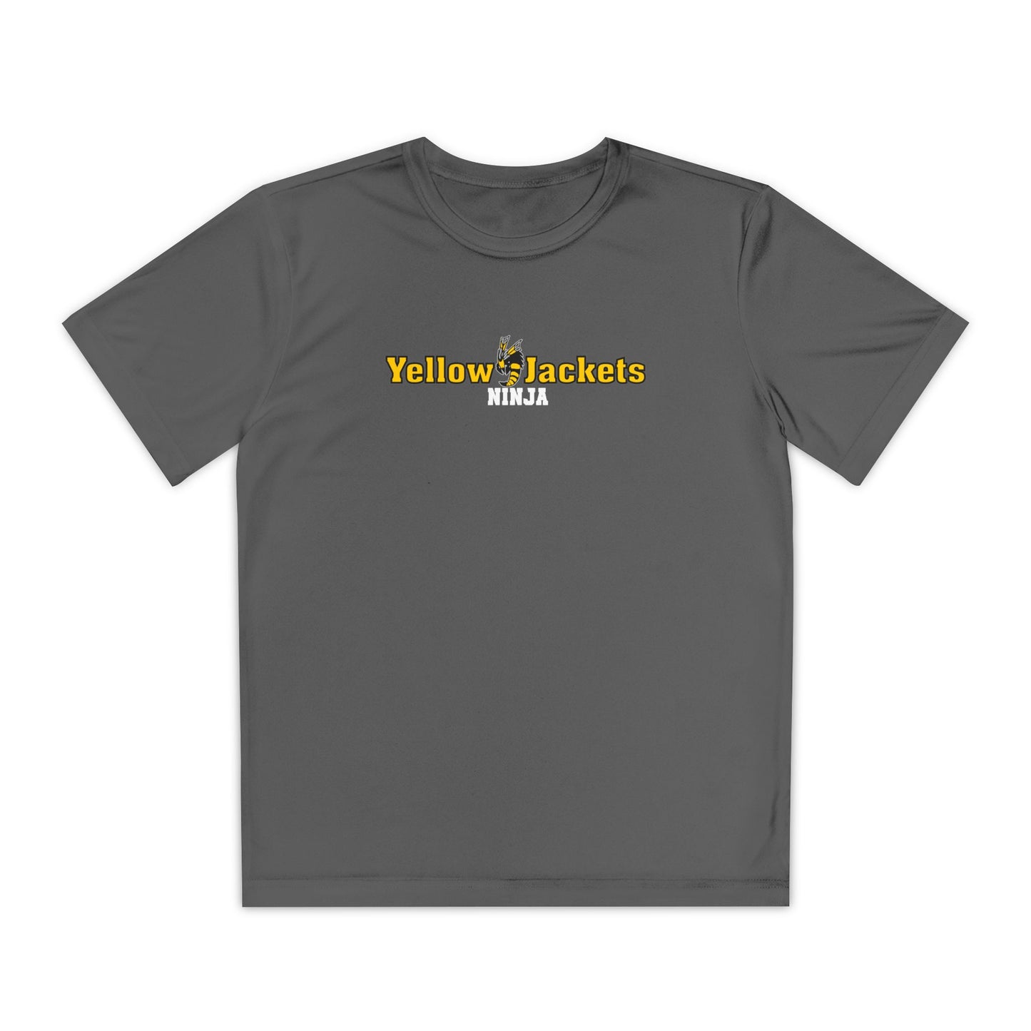 Youth Moisture-Wicking Performance Tee -Yellow Jackets Ninja