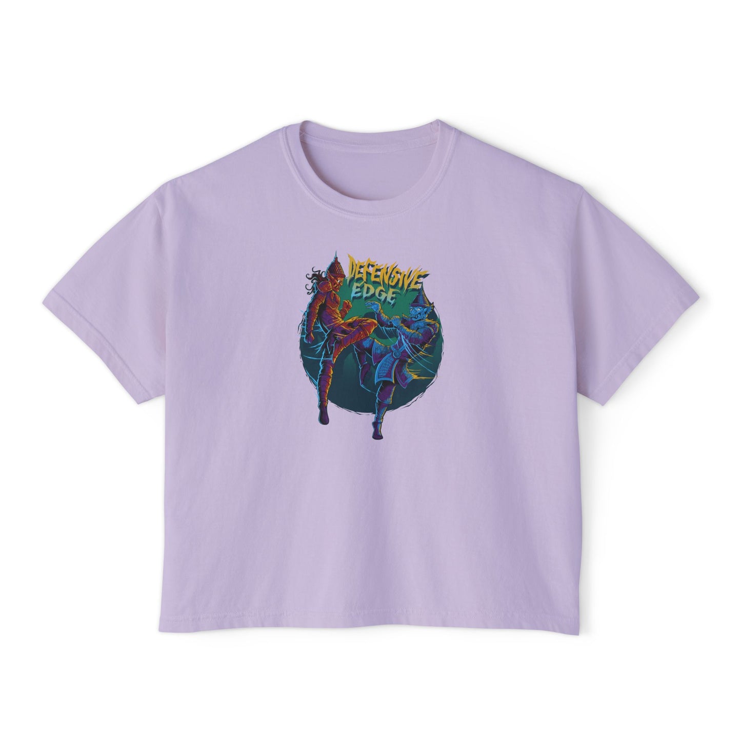 Women’s Oversized Boxy Tee - DEM- Defensive Edge Martial Arts