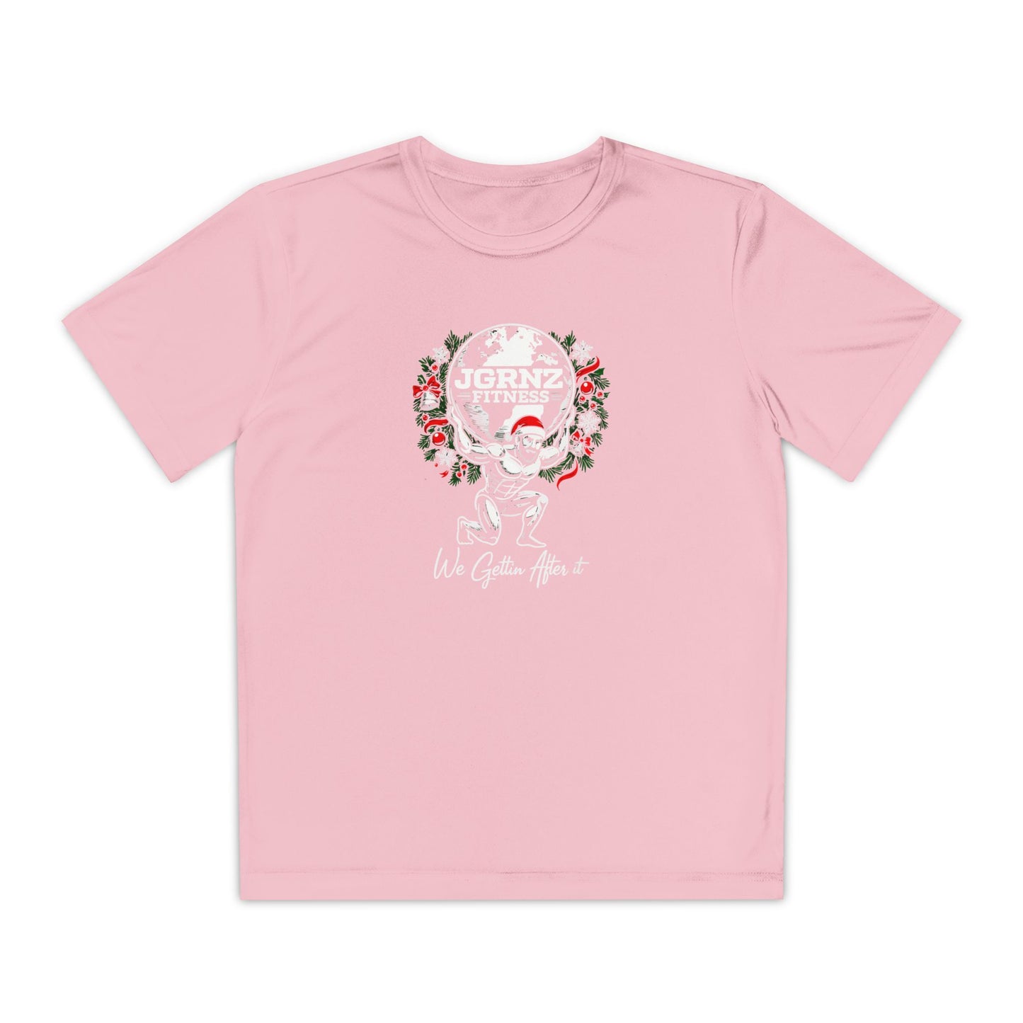 Youth Moisture-Wicking Performance Tee - Christmas- JGRNZ FITNESS