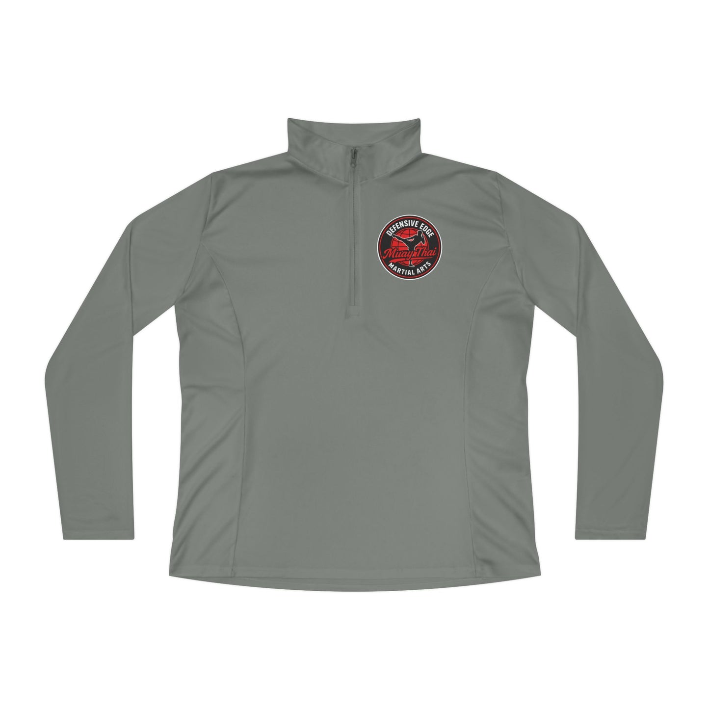 Ladies’ Quarter-Zip Pullover - Muay Thai - Defensive Edge