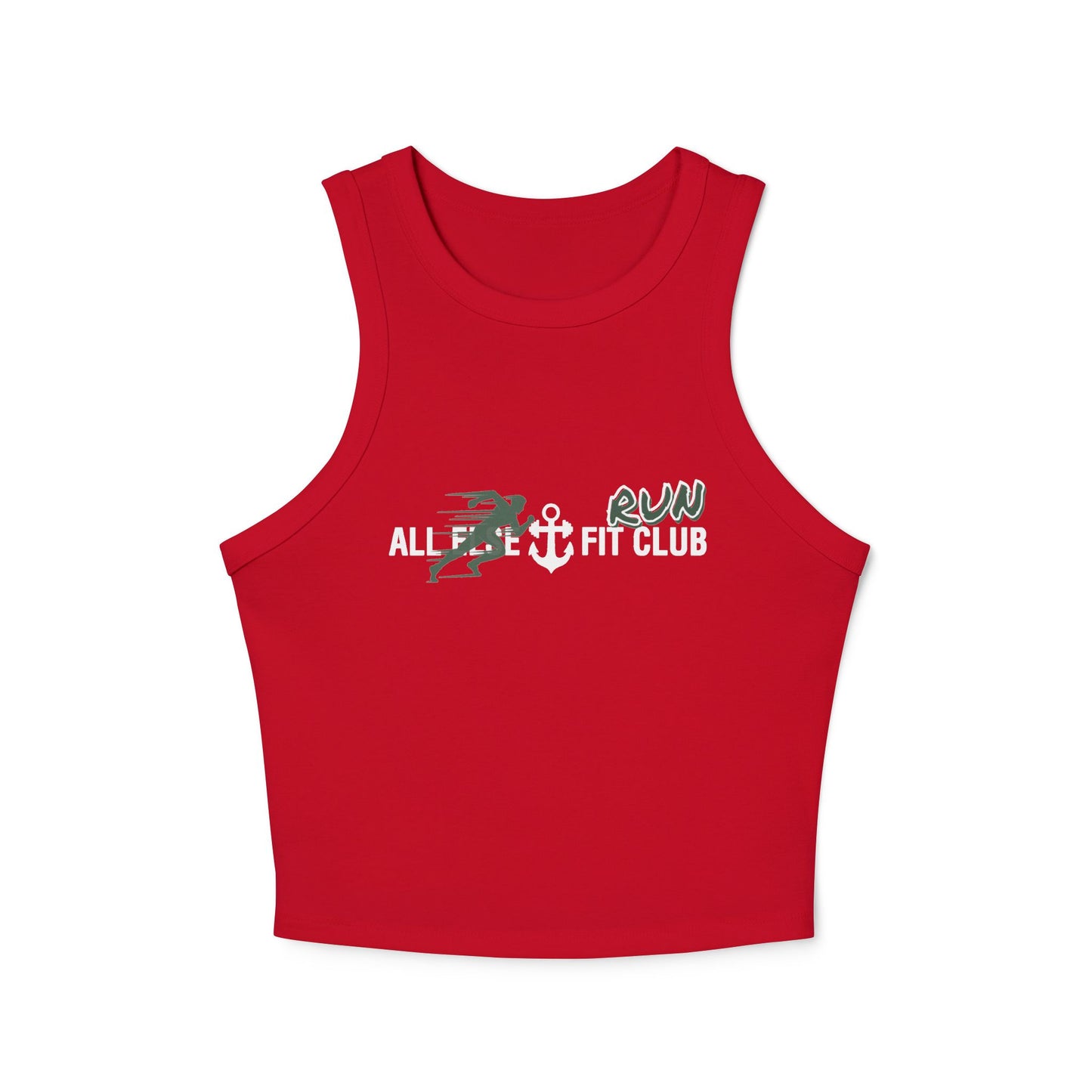 Ladies Ribbed Tank - AEFC : Run Club -All Else Fit Club