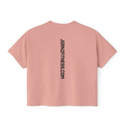 Women’s Oversized Boxy Tee -FB - JGRNZ Fitness 