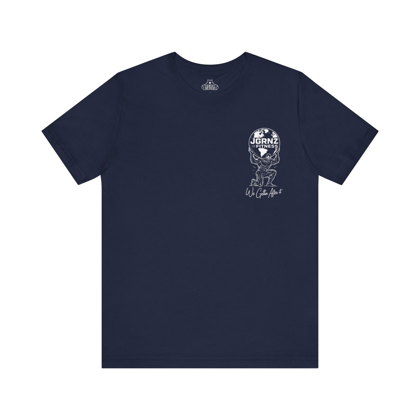 Airlume Cotton Athletic Tee - FB -  JGRNZ FITNESS