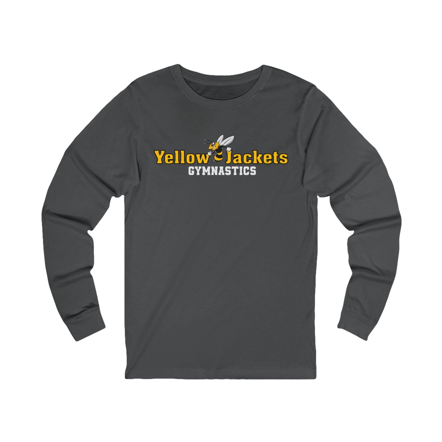 Long Sleeve Cotton Shirt - Yellow Jackets Gymnastics
