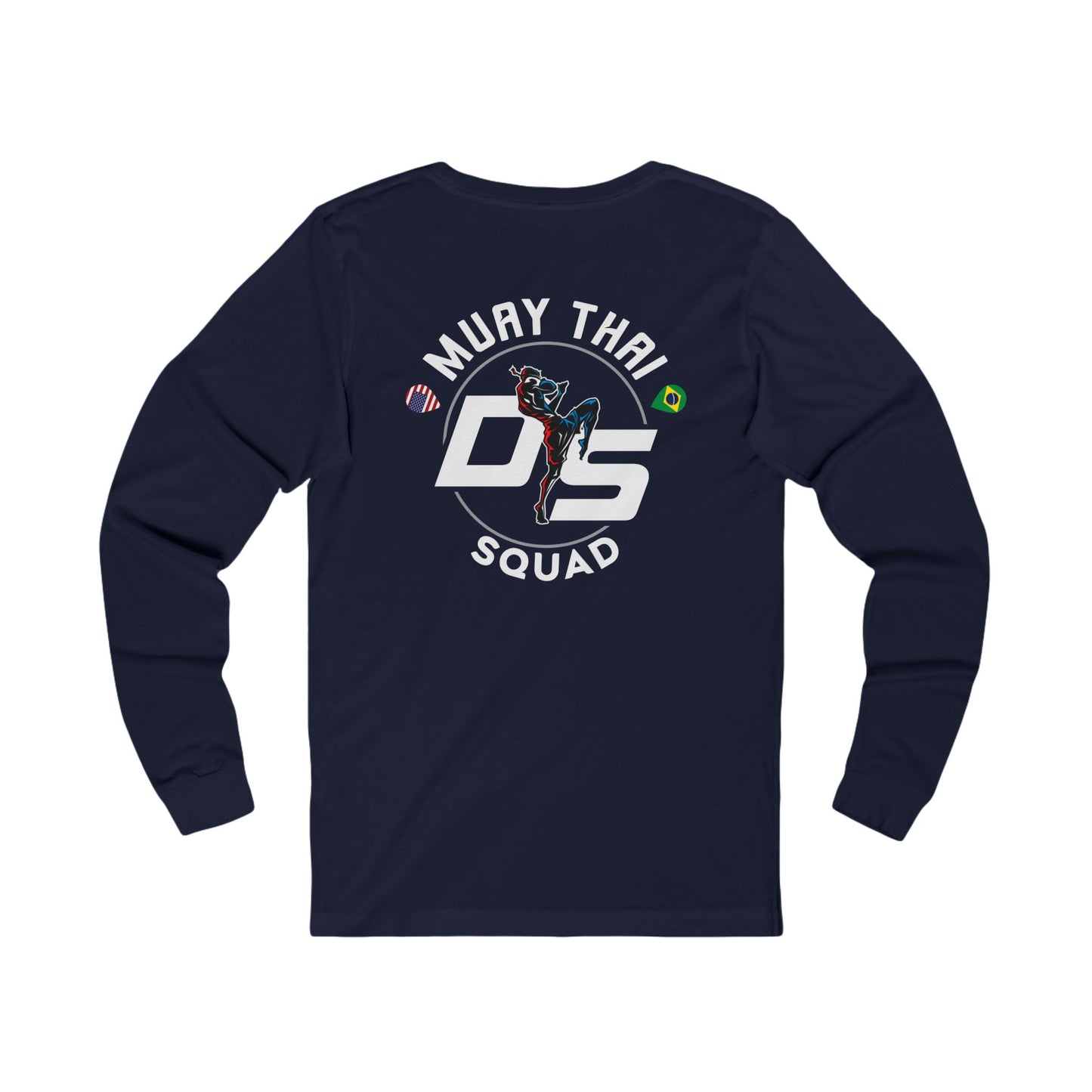 Long Sleeve Cotton Shirt -DS Muay Thai Squad