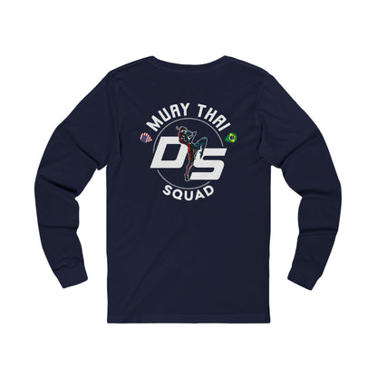 Long Sleeve Cotton Shirt -DS Muay Thai Squad
