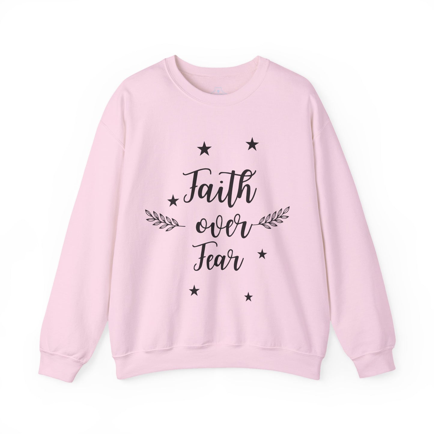 Perfect Soft Crewneck Sweatshirt -Faith Over Fear-Faith N Fit