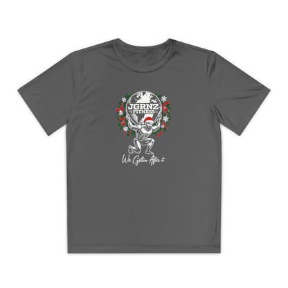 Youth Moisture-Wicking Performance Tee - Christmas- JGRNZ FITNESS