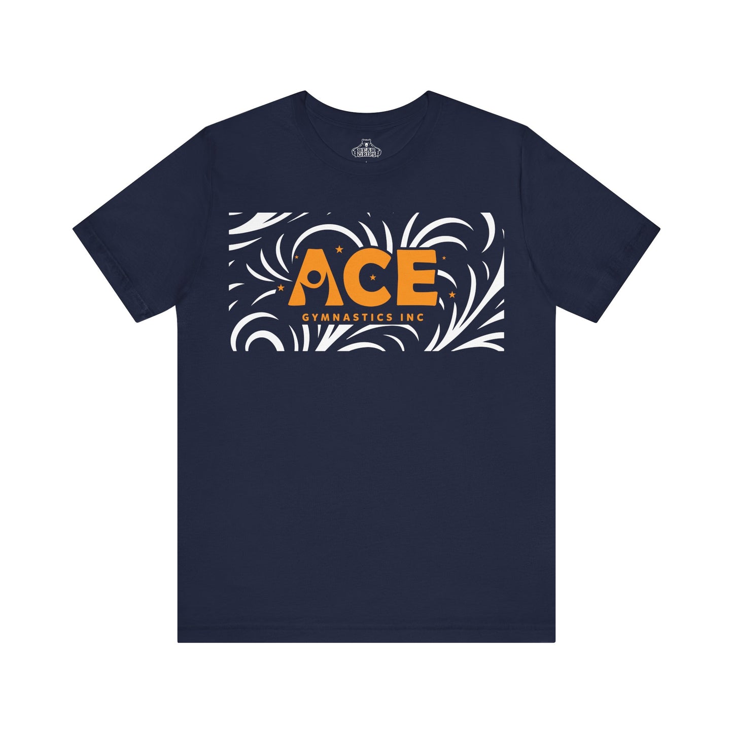 Airlume Cotton Athletic Tee - Pattern - Ace Gymnastics