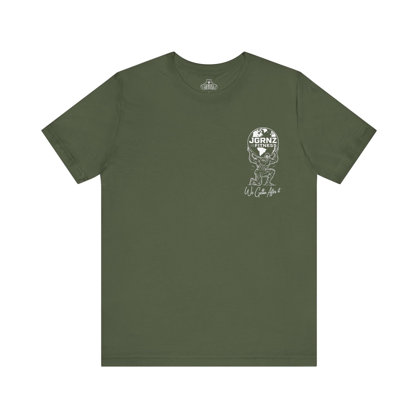 Airlume Cotton Athletic Tee - FB -  JGRNZ FITNESS