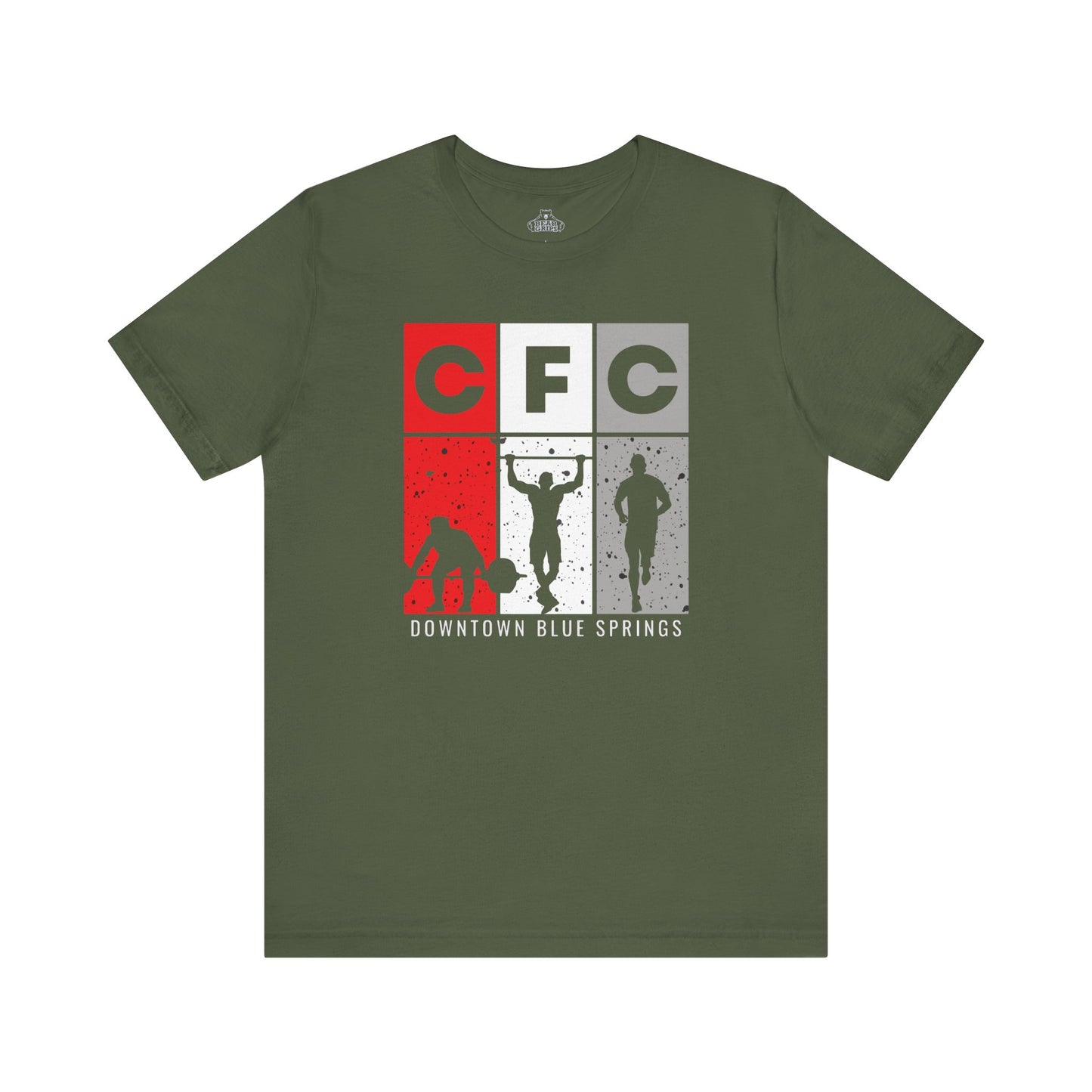 Men's Airlume Cotton Athletic Tee - CF Cerberus