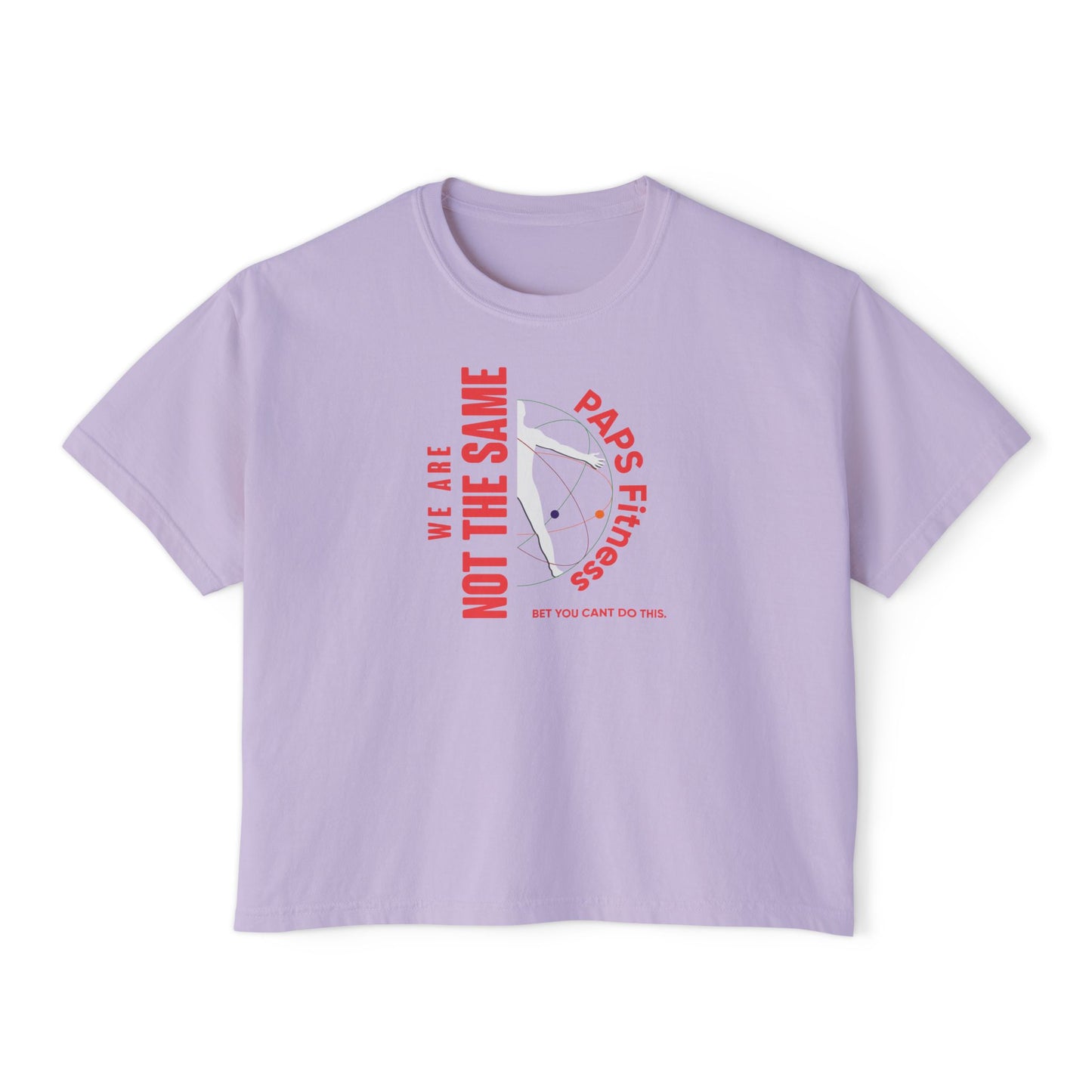 Women’s Oversized Boxy Tee - We Are Not The Same -  PAPS FITNESS