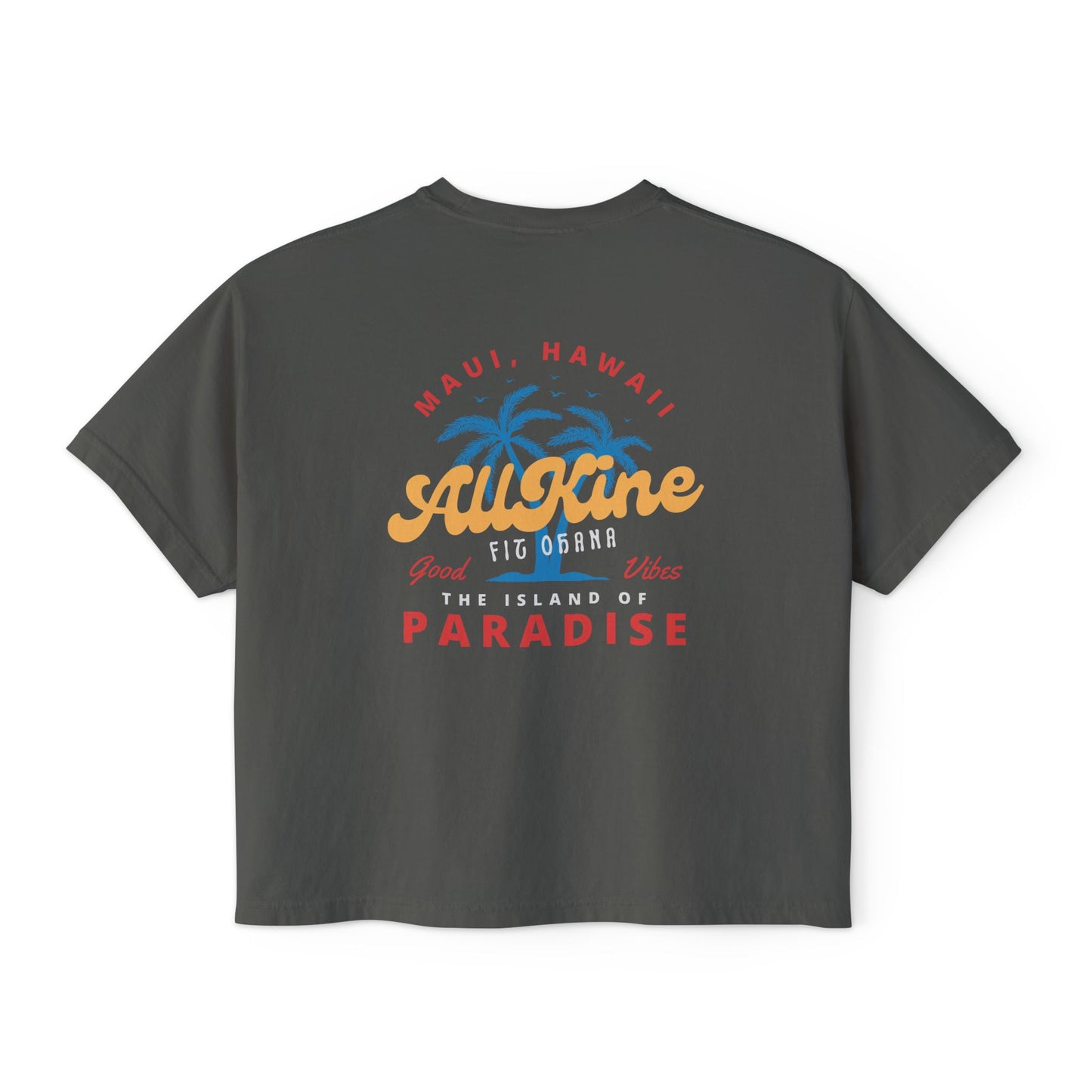 Women’s Oversized Boxy Tee - Paradise - All Kine