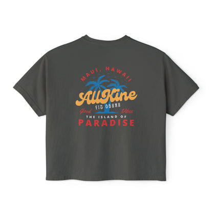 Women’s Oversized Boxy Tee - Paradise - All Kine