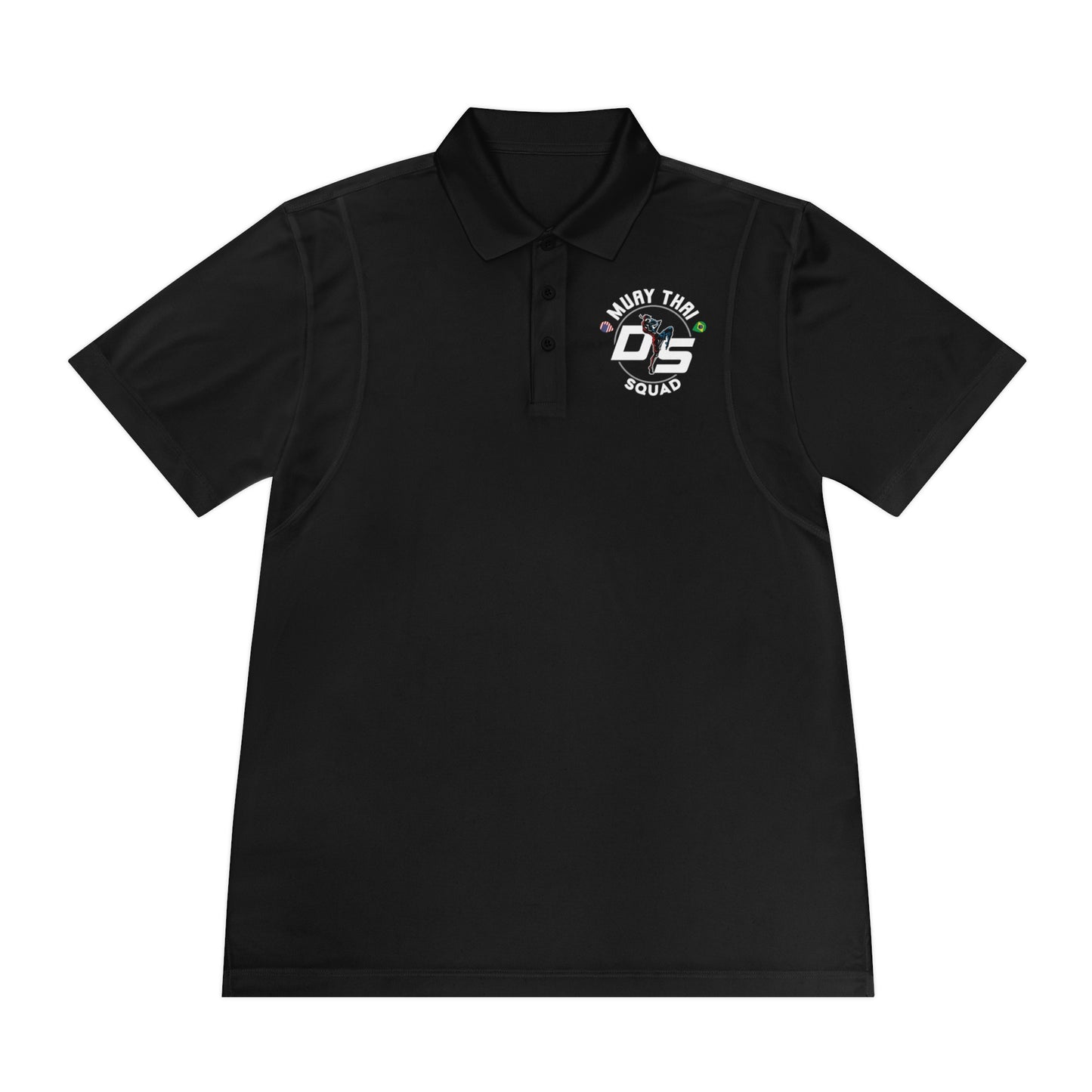 Performance Polo Shirt - Moisture Wicking - DS Muay Thai Squad 