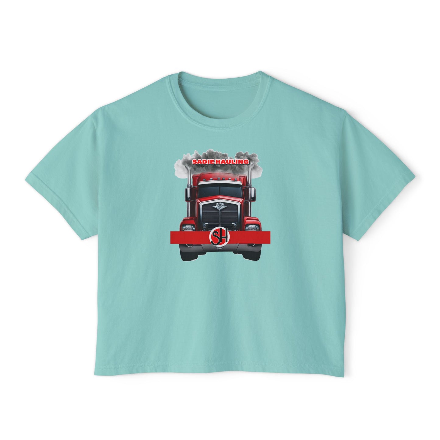 Women’s Oversized Boxy Tee - Sadie Hauling