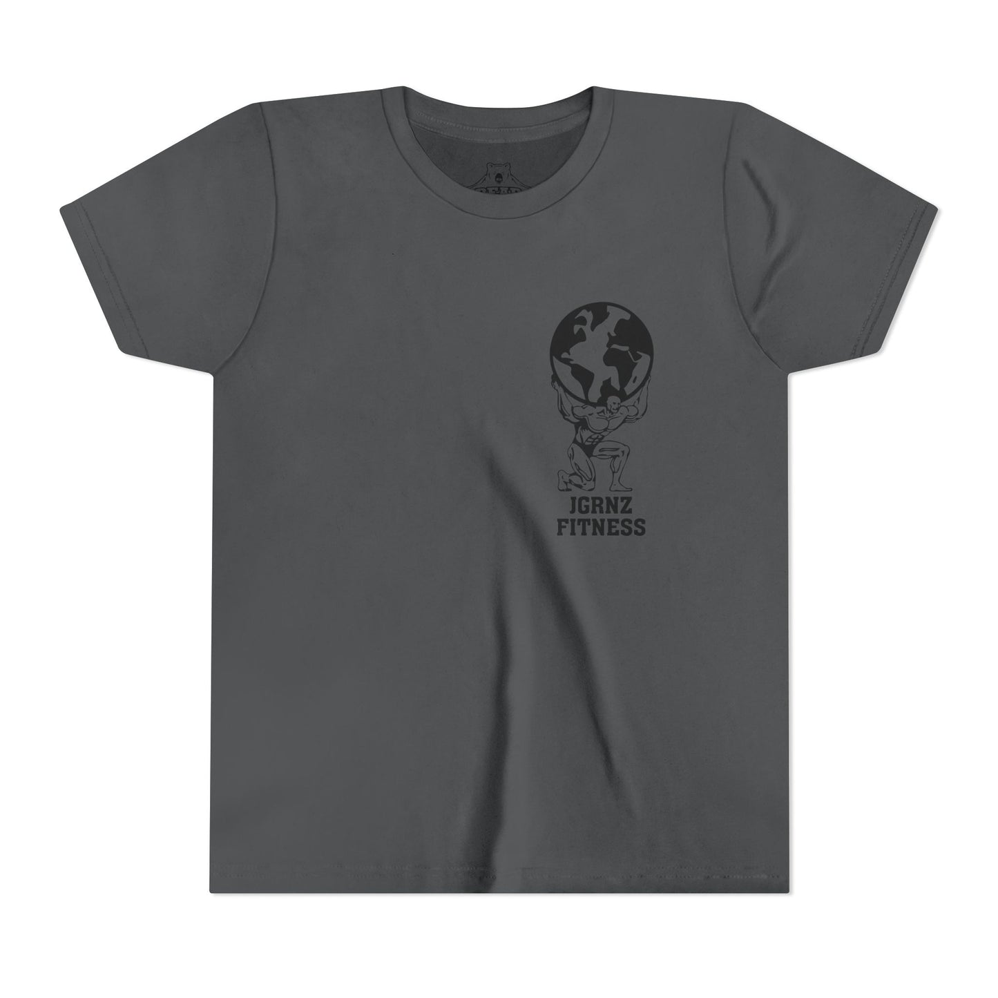 Airlume Cotton Athletic Youth Tee - FB - JGRNZ Fitness