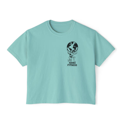 Women’s Oversized Boxy Tee -FB - JGRNZ Fitness 