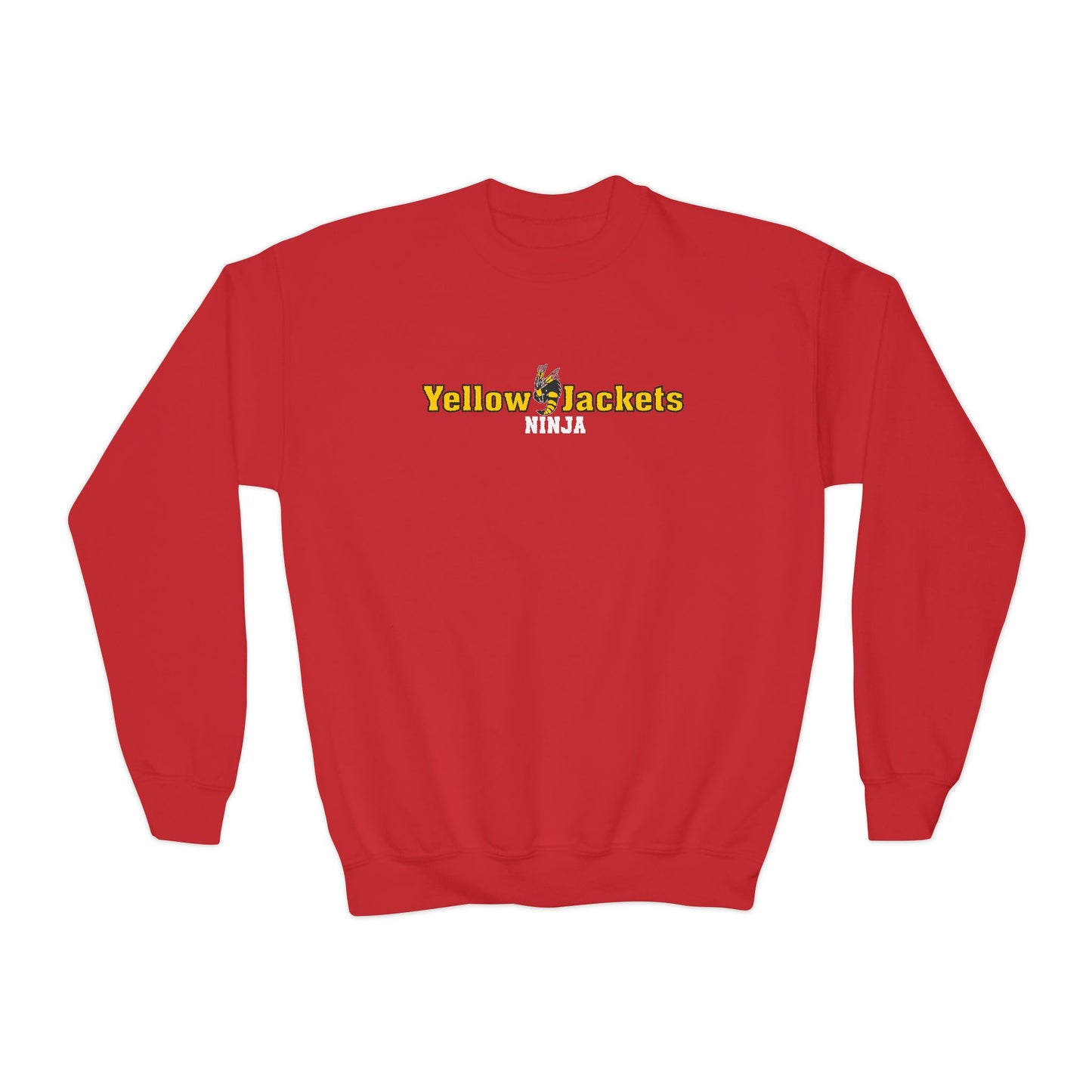 Youth Perfect Soft Crewneck Sweatshirt - Yellow Jackets Ninja