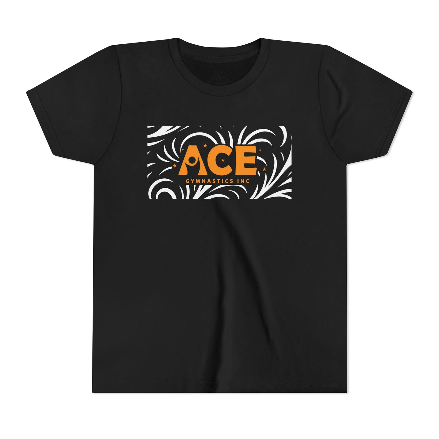 Airlume Cotton Athletic Youth Tee - Pattern - Ace Gymnastics