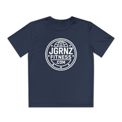 Youth Moisture-Wicking Performance Tee - Plate - JGRNZ FITNESS