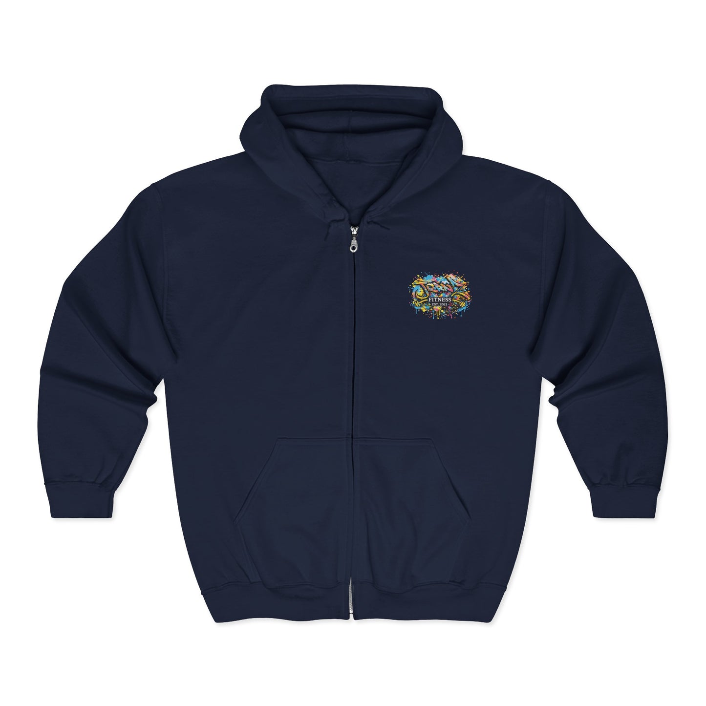 Classic Zip-Up Hoodie - EST 2021 - JGRNZ Fitness