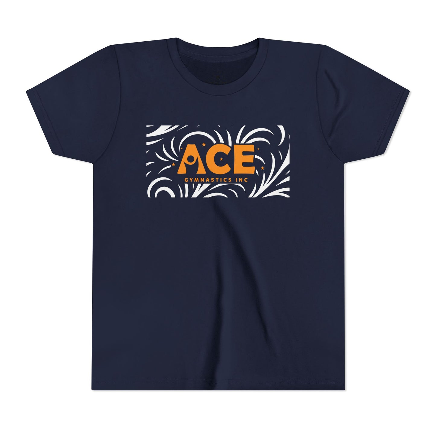 Airlume Cotton Athletic Youth Tee - Pattern - Ace Gymnastics