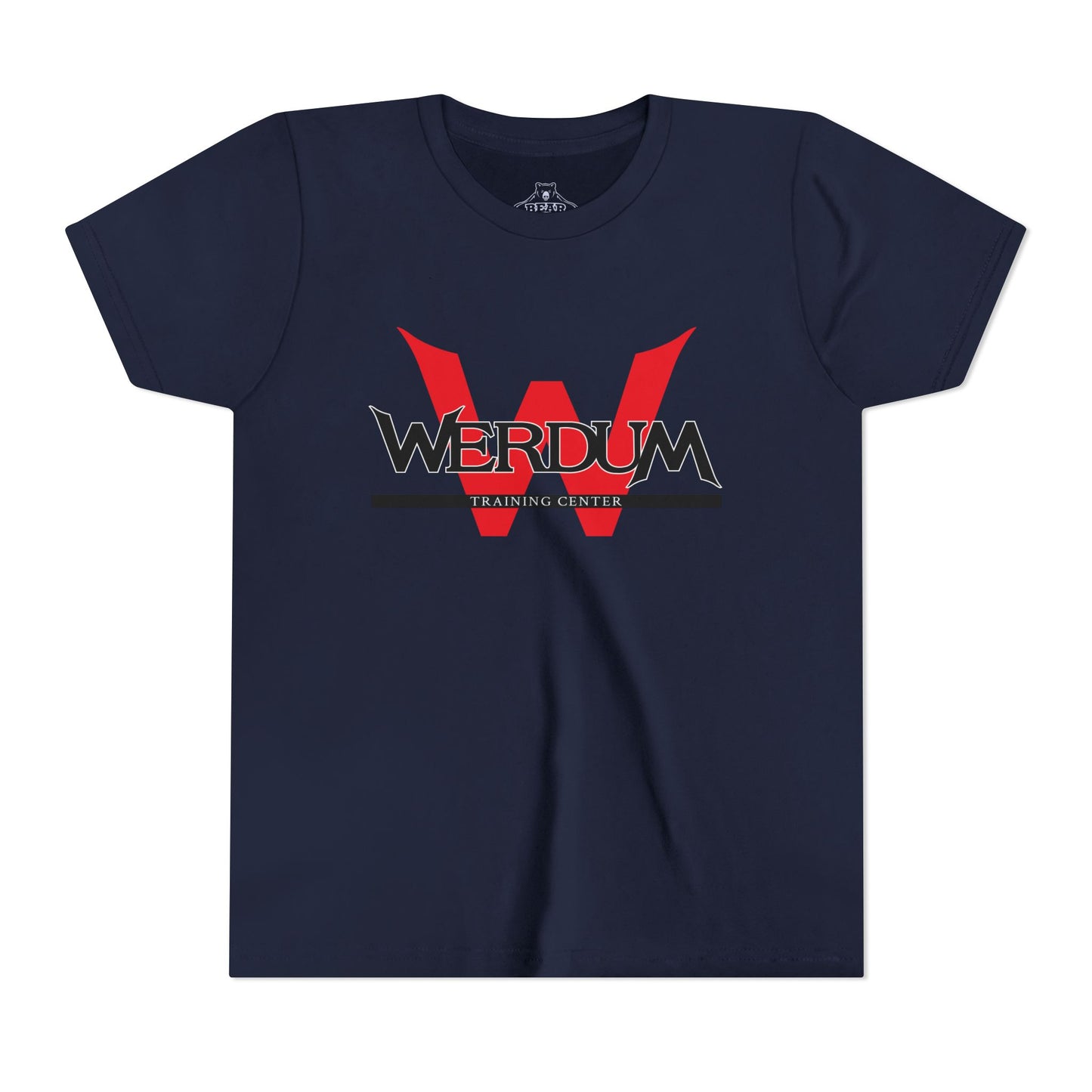 Youth Airlume Cotton Athletic  Tee - Werdum Training Center - Nantucket