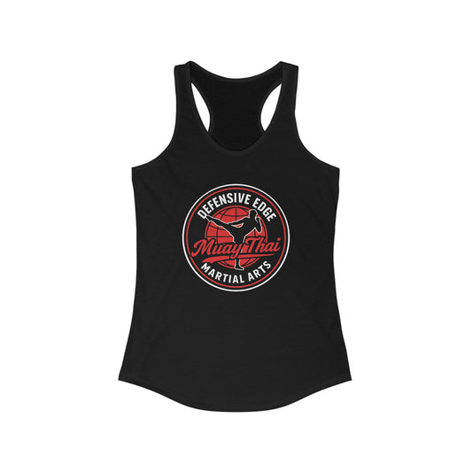 Ladies Racerback Tank - Muay Thai - Defensive Edge