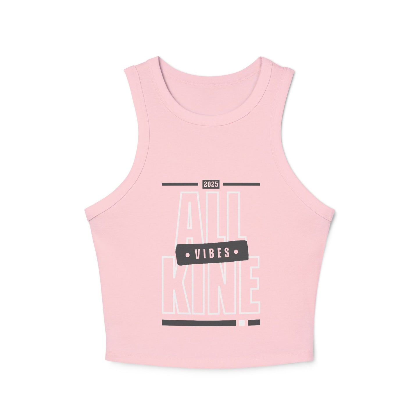 Ladies Ribbed Tank - Vibes - All Kine
