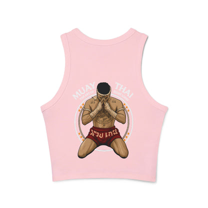 Ladies Ribbed Tank - 8 limbs - DS Muay Thai Squad