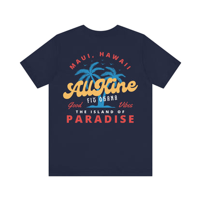 Airlume Cotton Athletic Tee - Paradise - All Kine