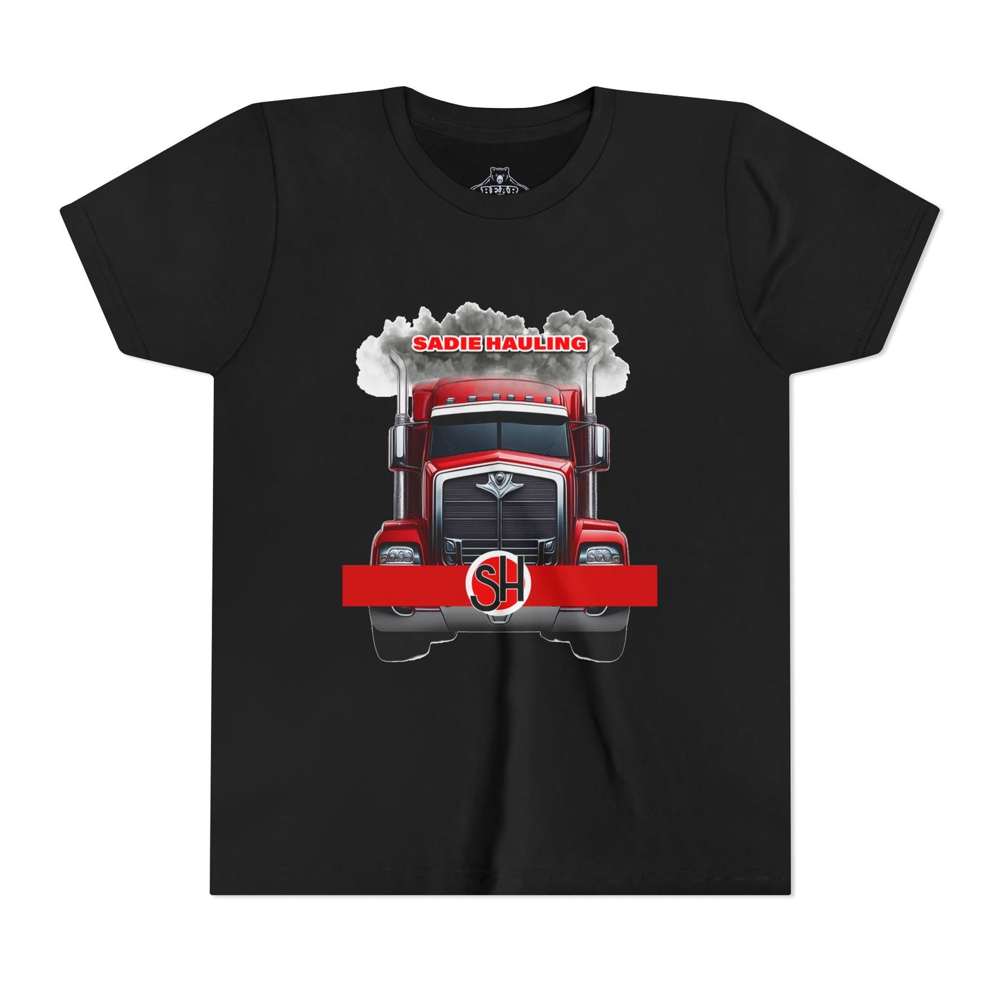 Youth Airlume Cotton Athletic  Tee - Sadie Hauling