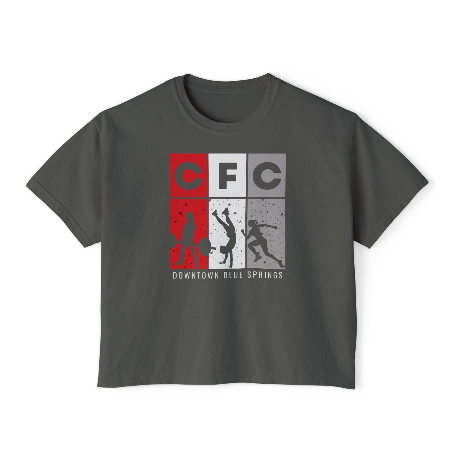 Women’s Oversized Boxy Tee - CF Cerberus