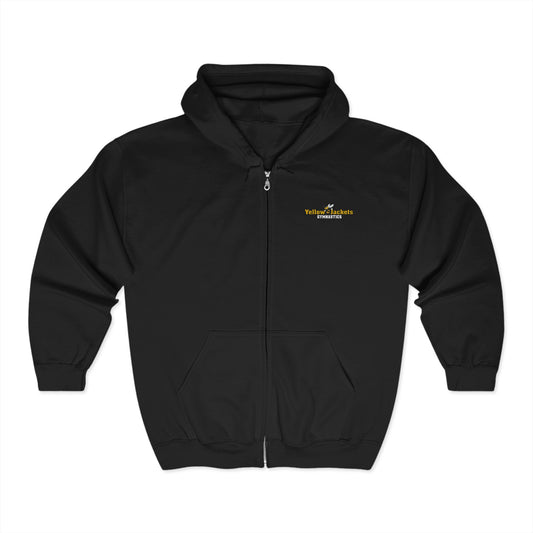 Classic Zip-Up Hoodie - Yellow Jackets Gymnastics