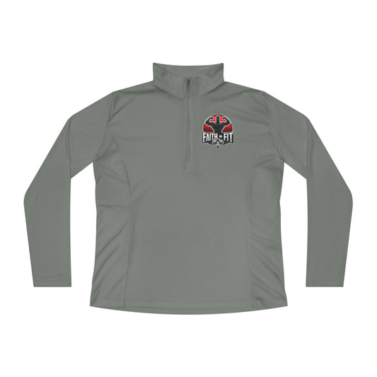Ladies’ Quarter-Zip Pullover - 3rd-Faith N Fit